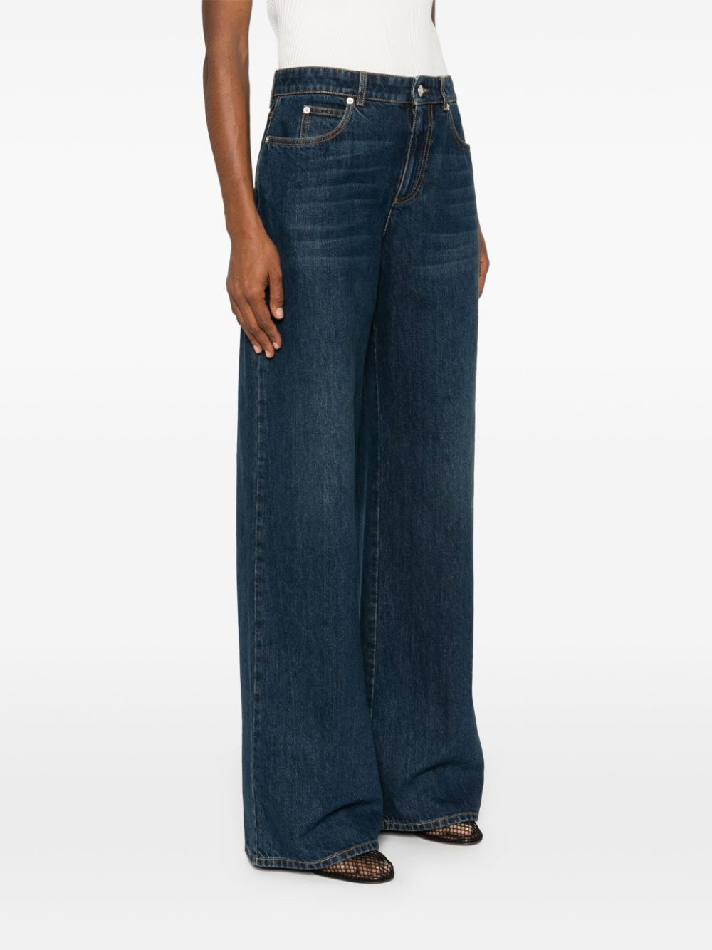 wide-leg jeans - 3