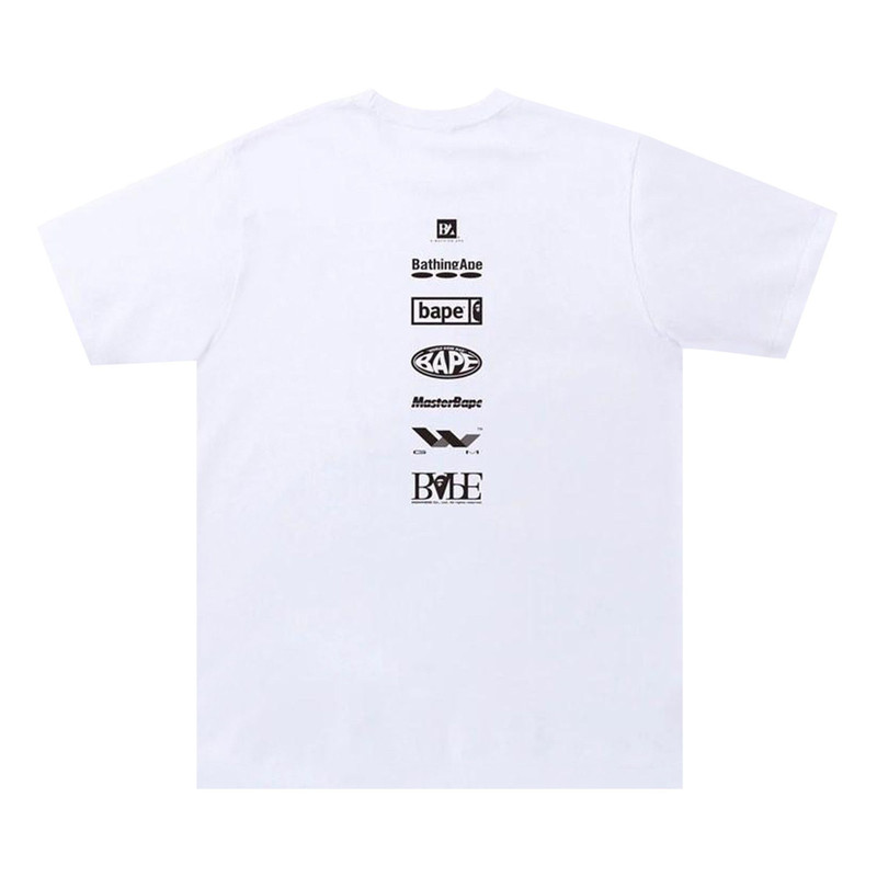 A BATHING APE® BAPE Soccer #2 Tee 'White' outlook