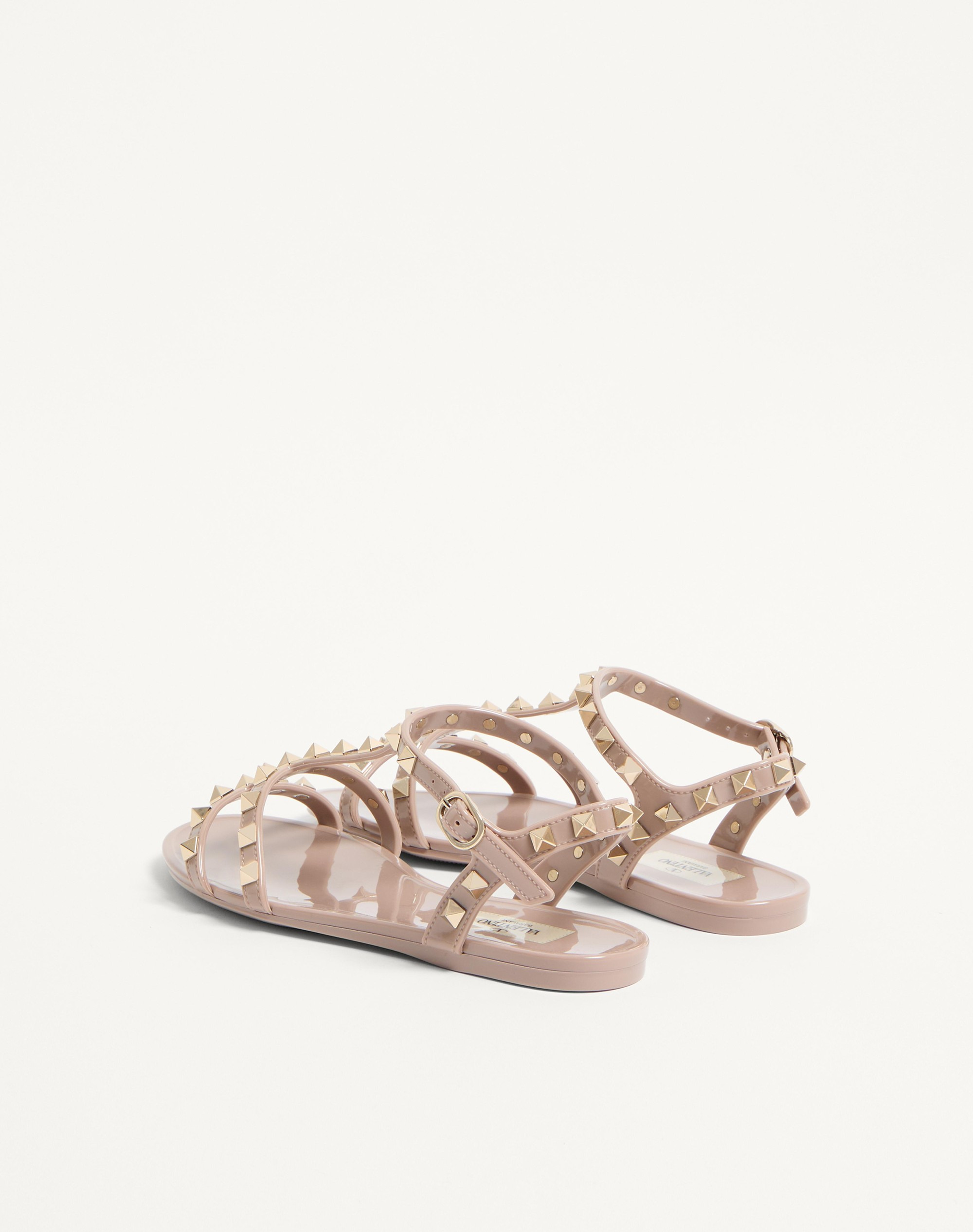 ROCKSTUD FLAT RUBBER SANDAL - 4