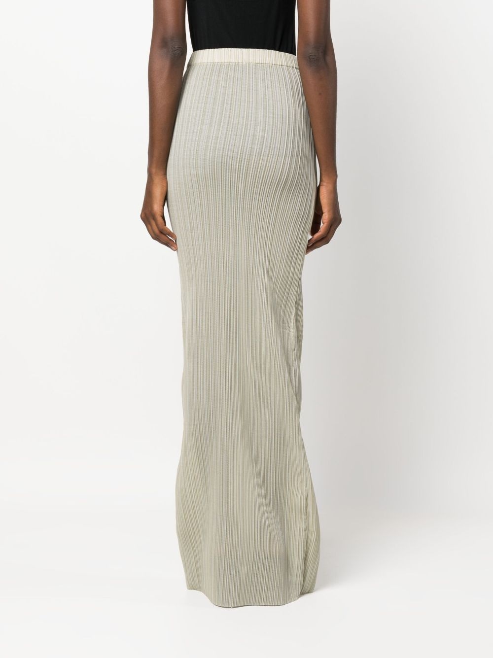 pleated maxi skirt - 4