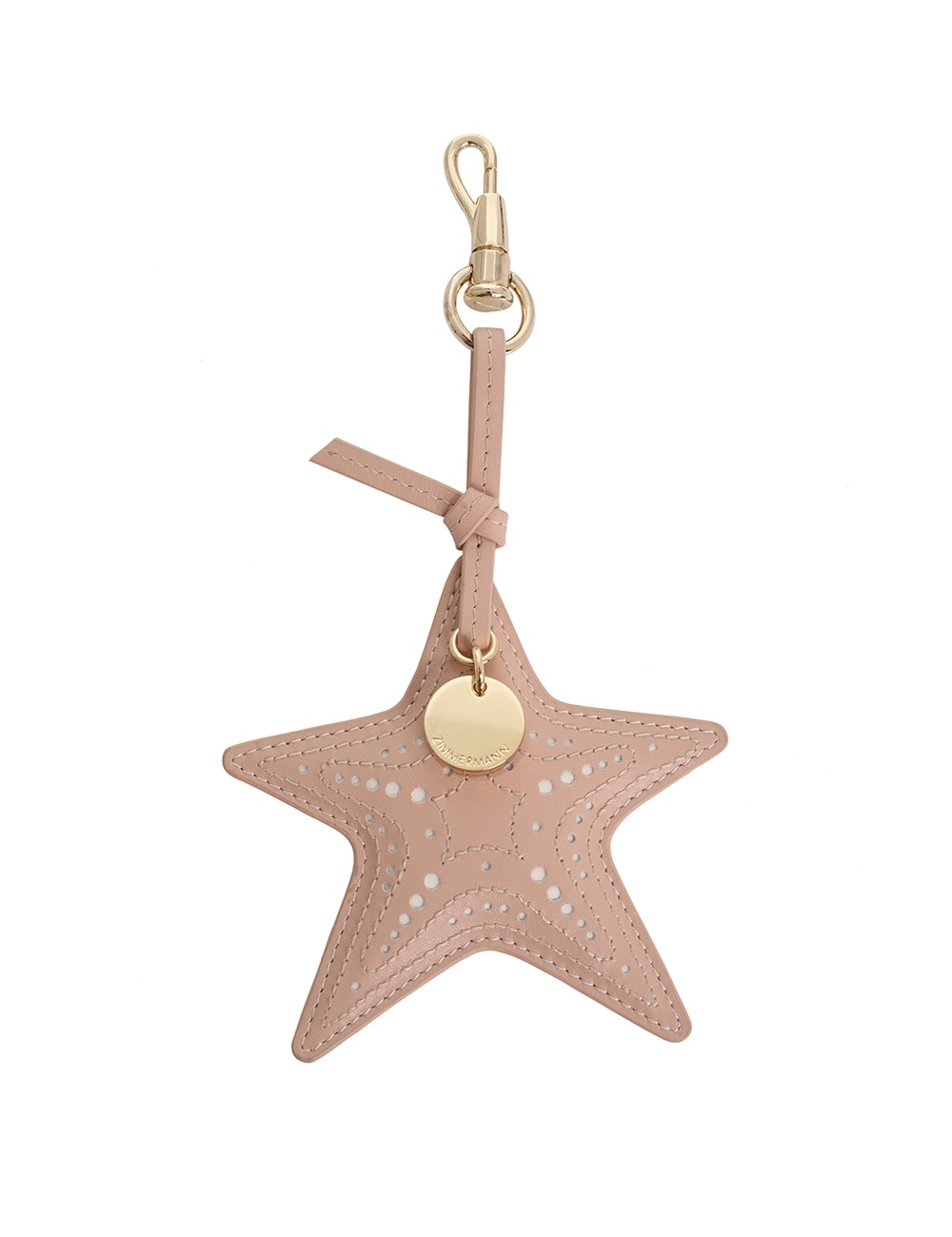 LEATHER STARFISH KEY CHARM - 2