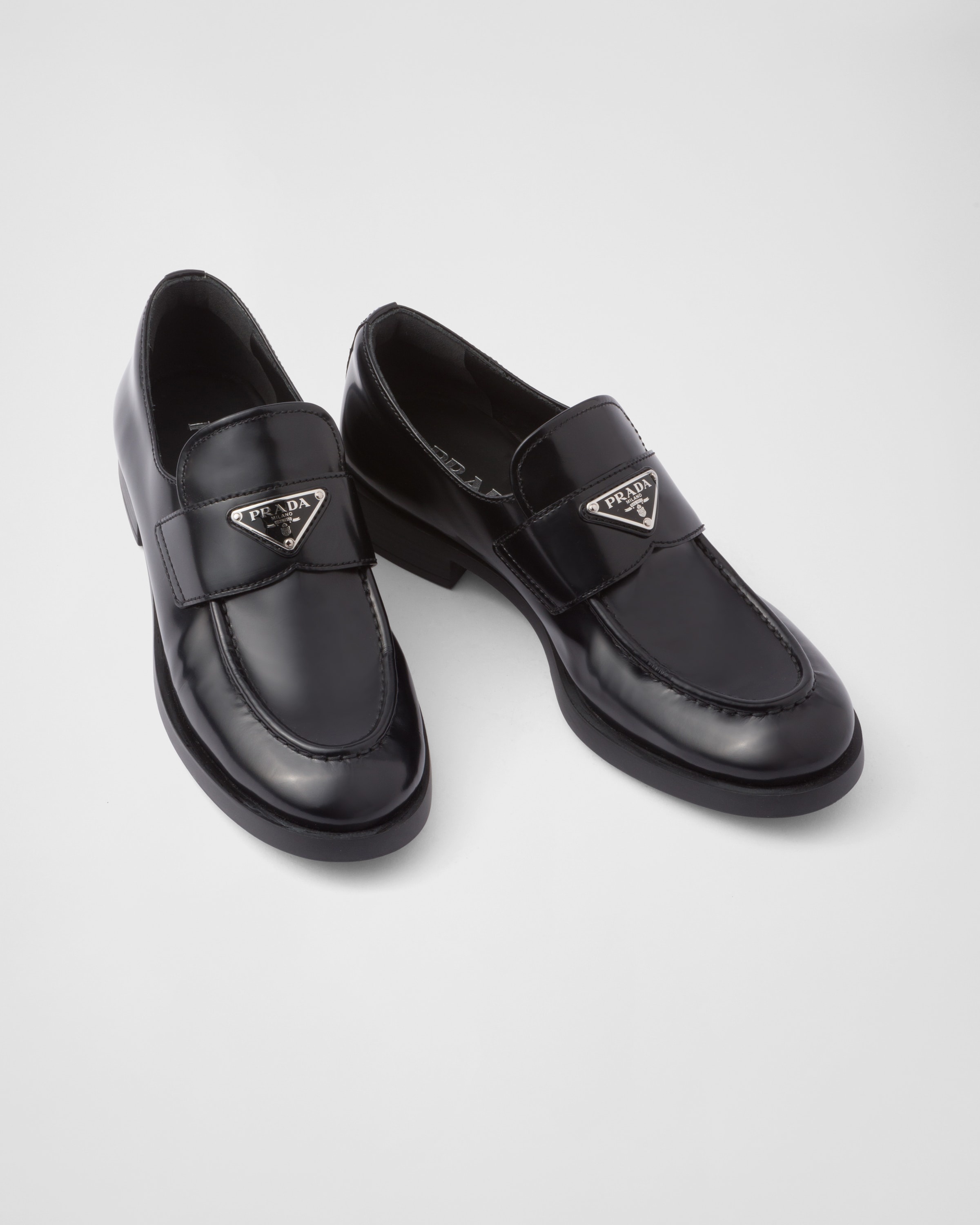 Prada Brushed leather loafers | REVERSIBLE