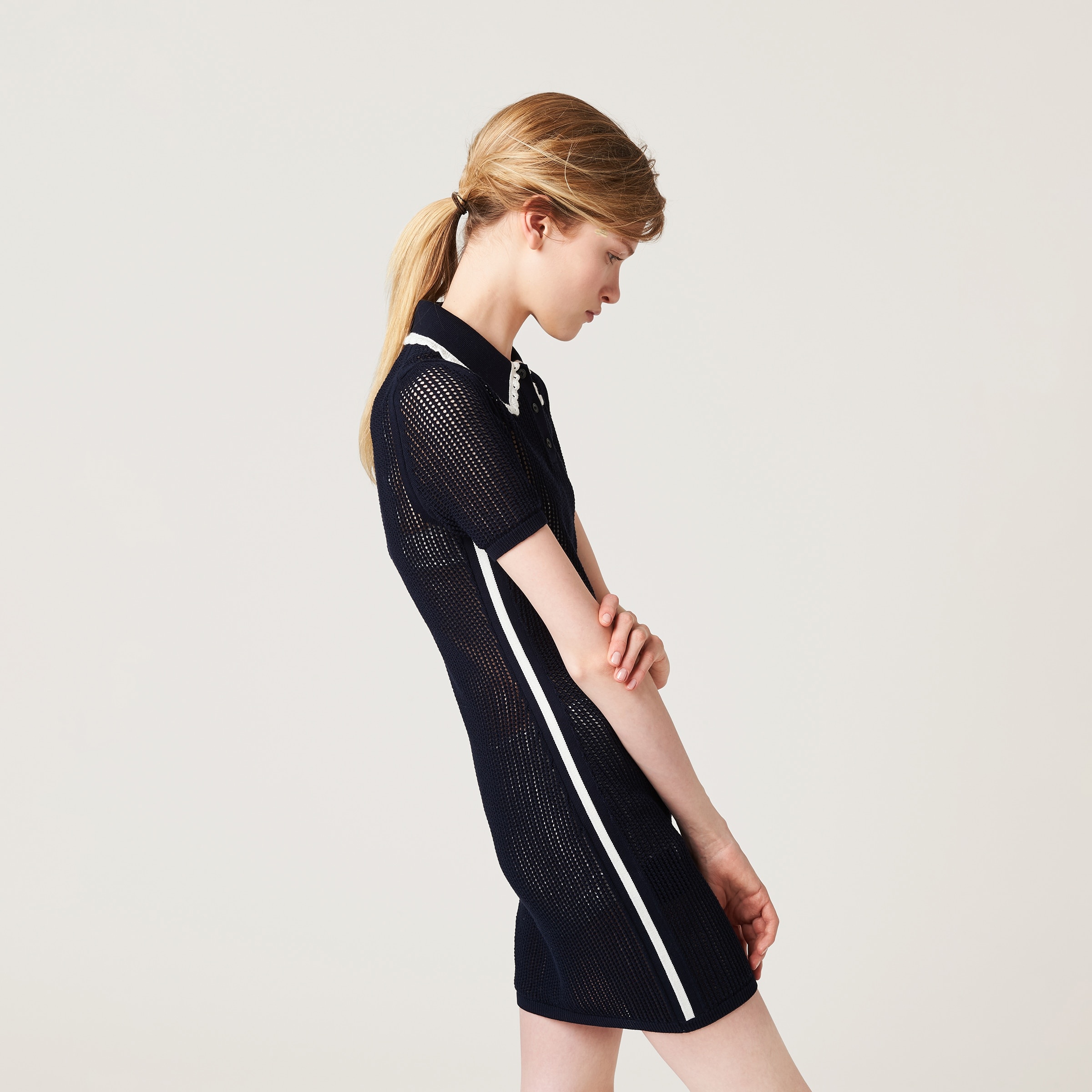 Cotton knit dress - 5