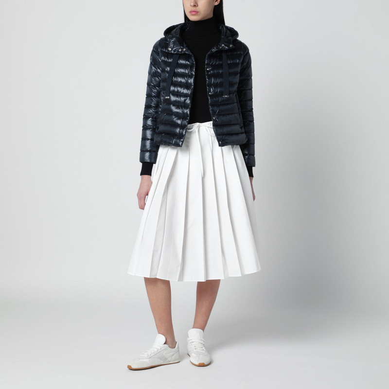 Herno Navy blue ultralight nylon puffer jacket outlook