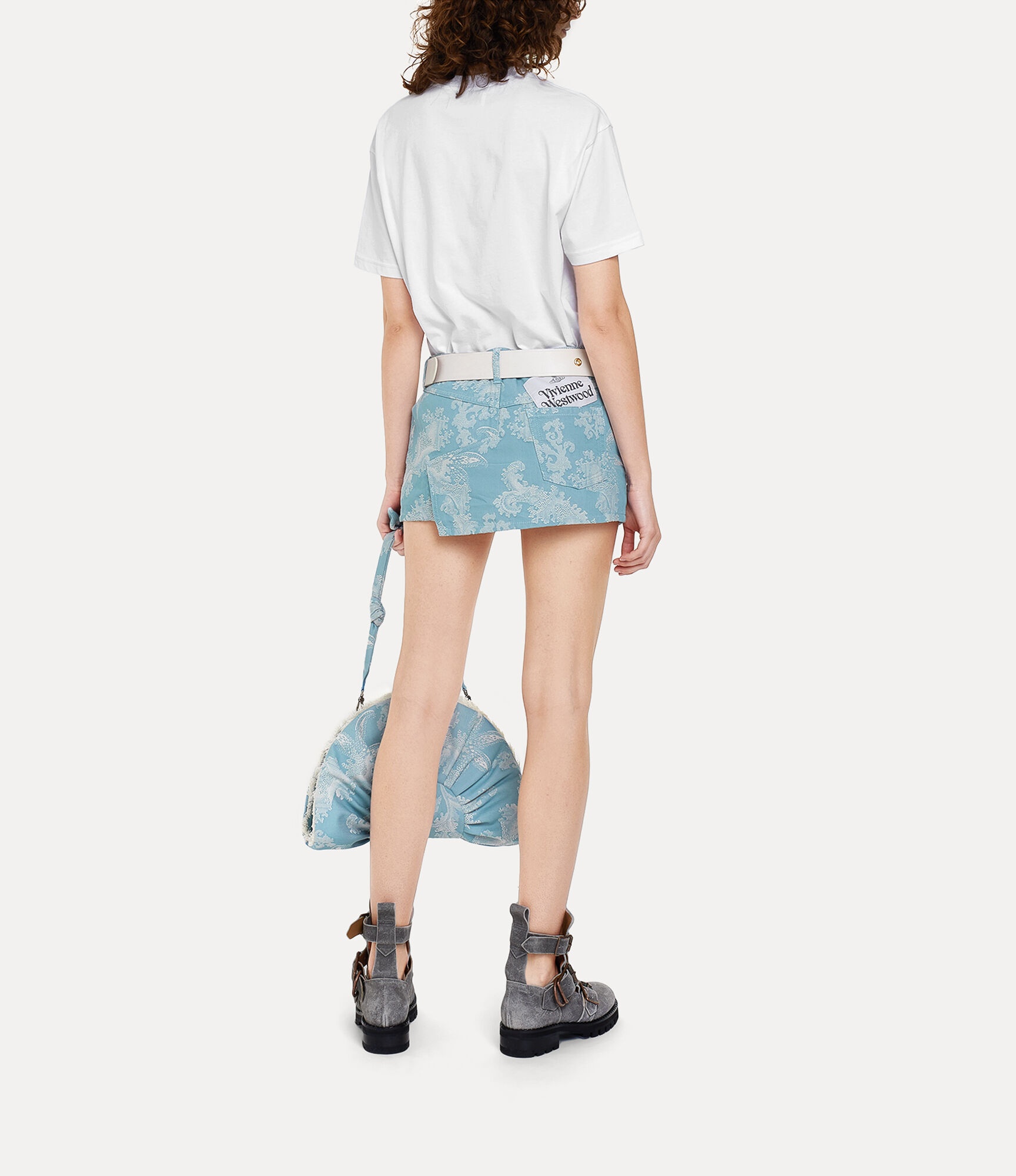 Vivienne Westwood｜SKIRTS (FOAM SKIRT (19030012 W00HY K3 Vivienne Westwood Foam Corset Skirt in Blue | LN-CC