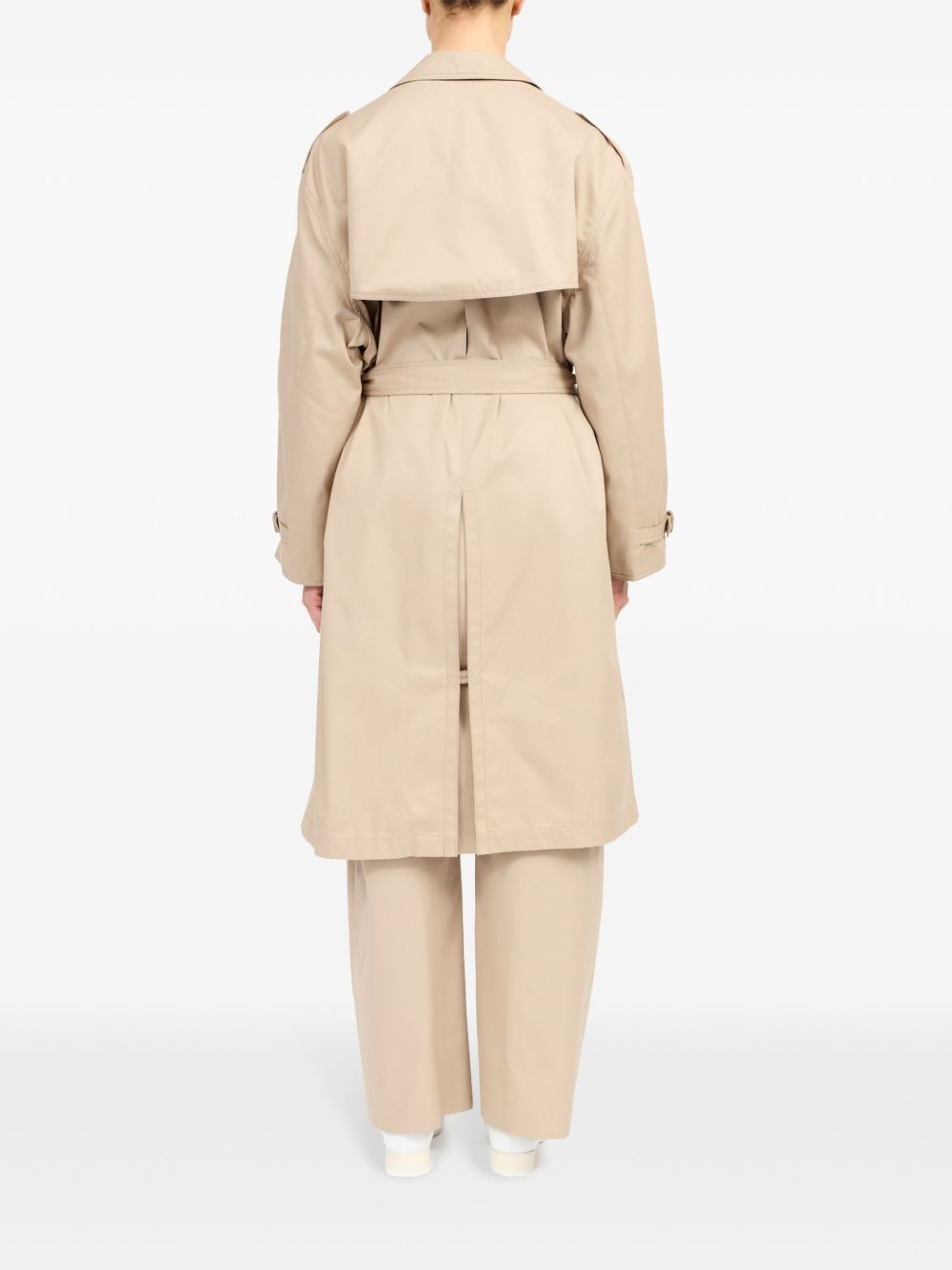 belted trench coat - 4