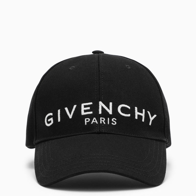 Givenchy Black Canvas Cap Men - 2