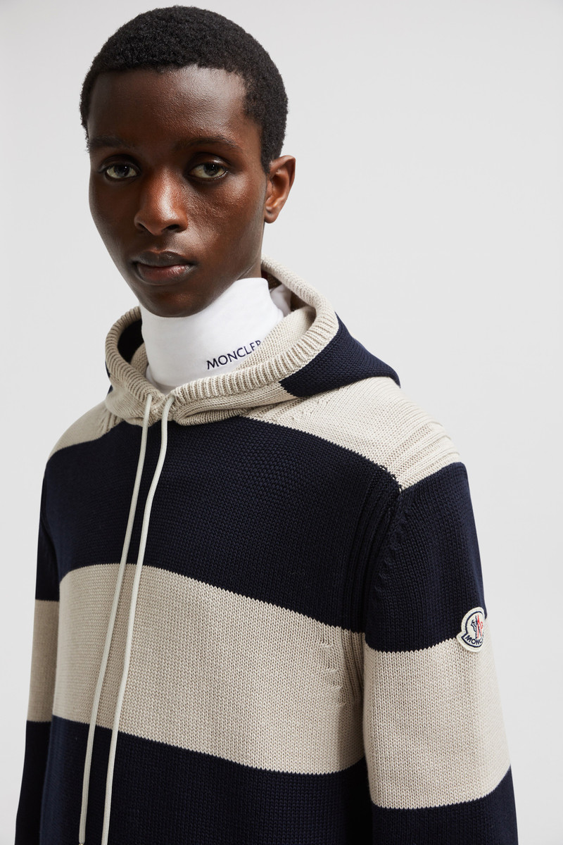Striped Cotton Hoodie 4
