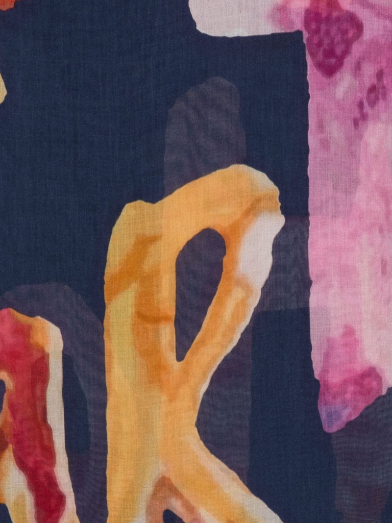 Faliero Sarti Open Up printed scarf outlook