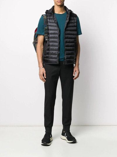 Herno hooded down gilet outlook