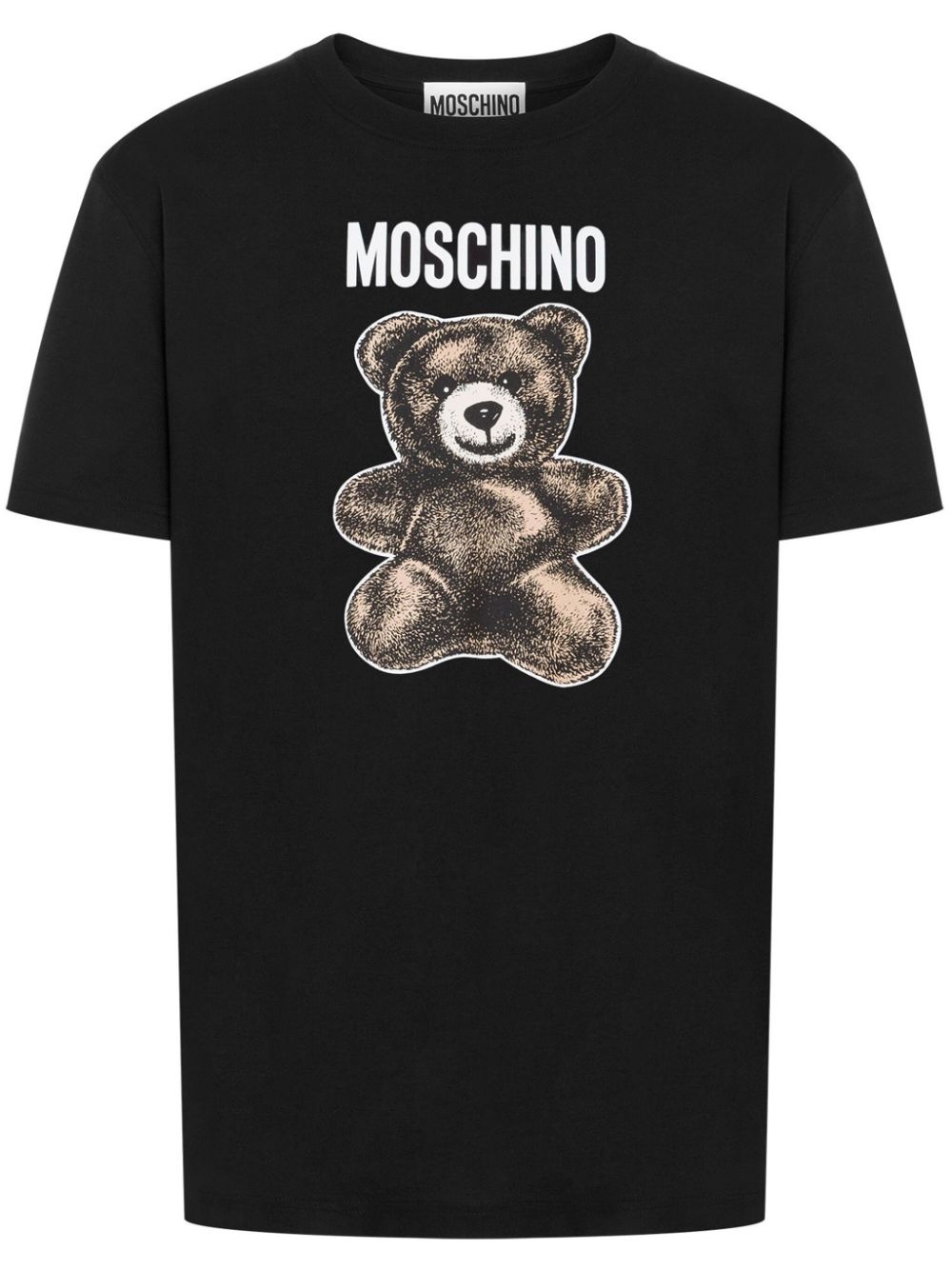 Teddy bear-print T-shirt - 1