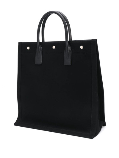 SAINT LAURENT Rive Gauche canvas tote bag outlook