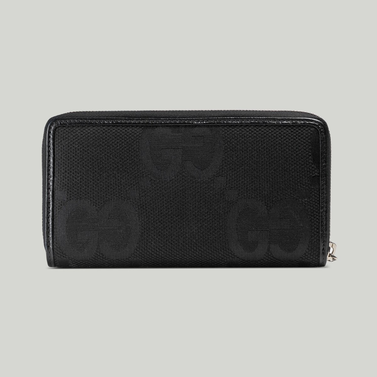 Jumbo GG coin wallet in black leather