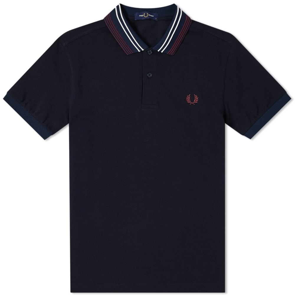 Fred Perry Stripe Collar Polo - 1