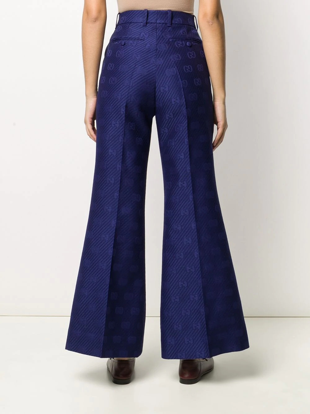 GG flared trousers - 4