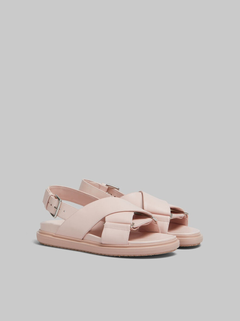 Marni PINK LEATHER FUSSBETT outlook