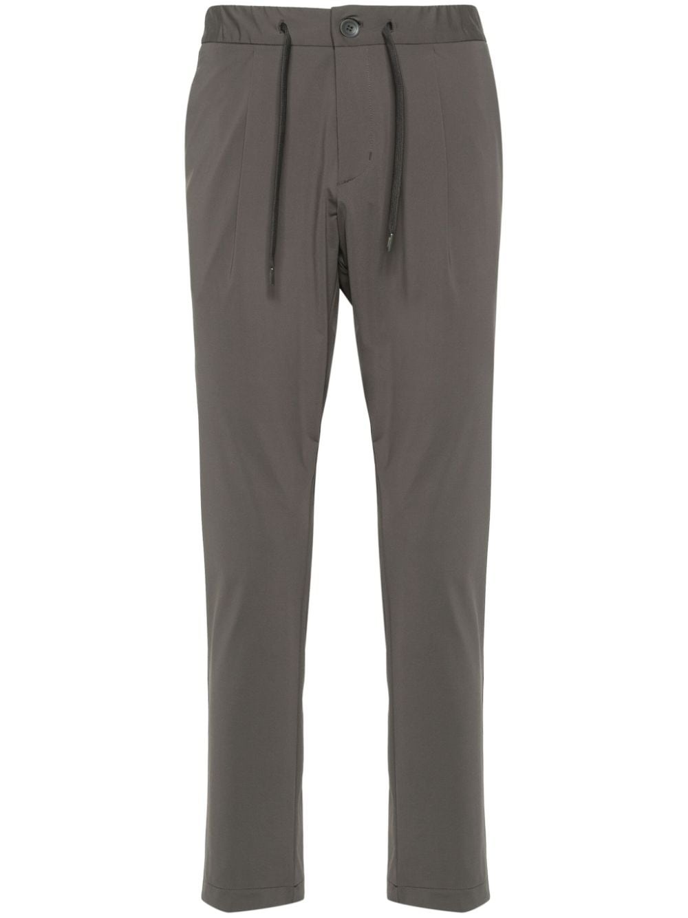 pleated tapered trousers - 1