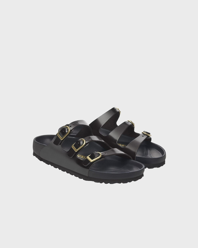 BIRKENSTOCK Sandals Florida D-Buckle High Shine  Black outlook