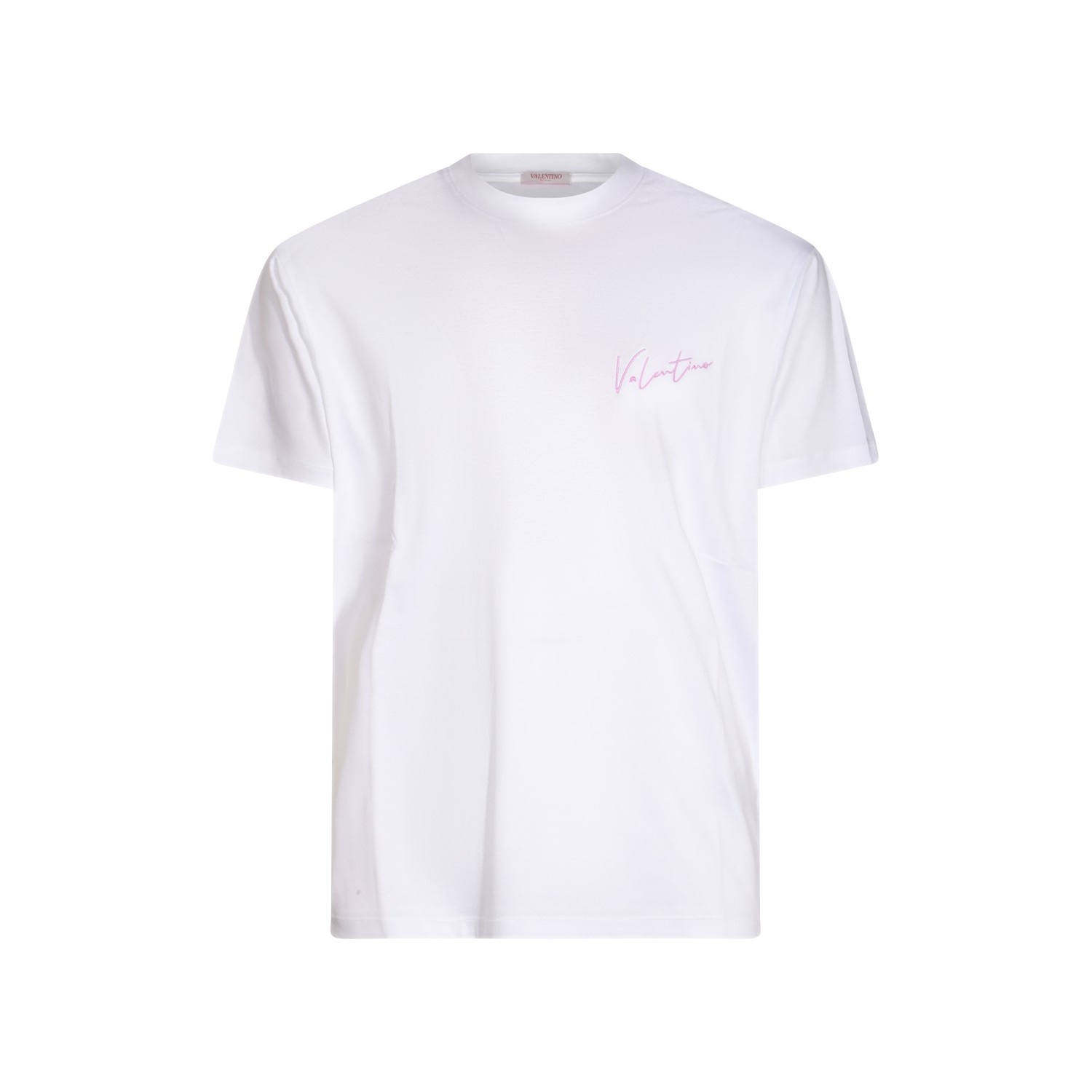 WHITE COTTON T-SHIRT - 1