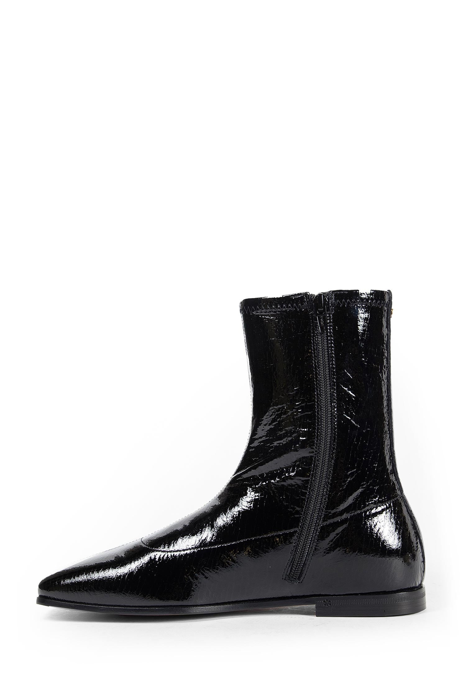 Ankle Boots In Patent Leather - 4