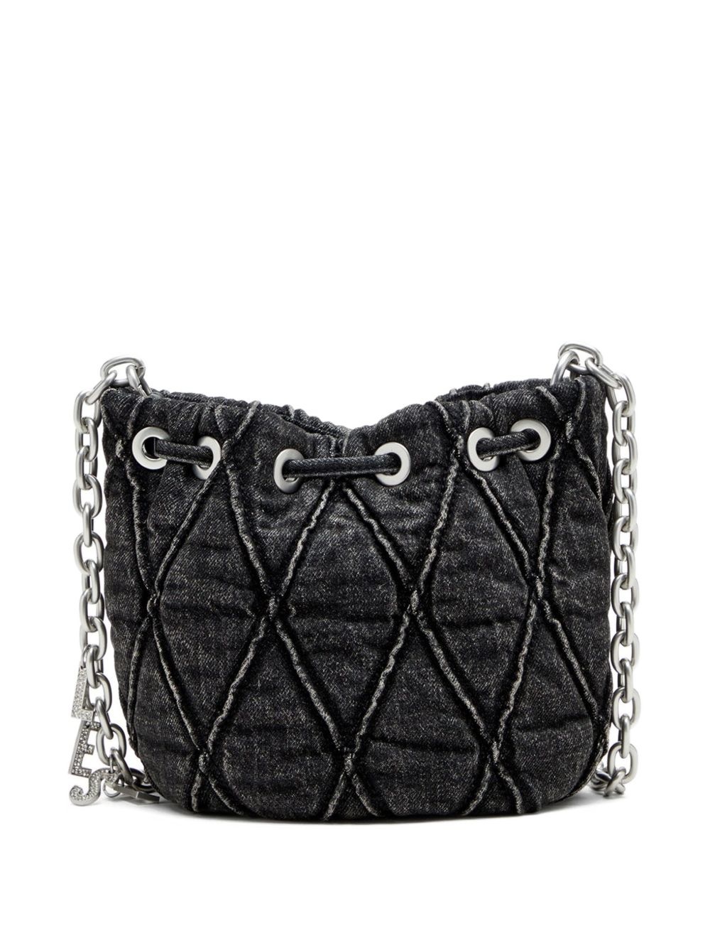 small CHARM-D quilted chain bucket bag - 3