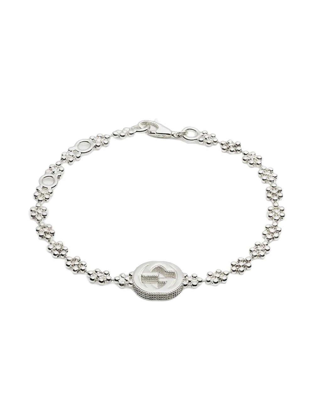 Interlocking G bracelet in silver - 2