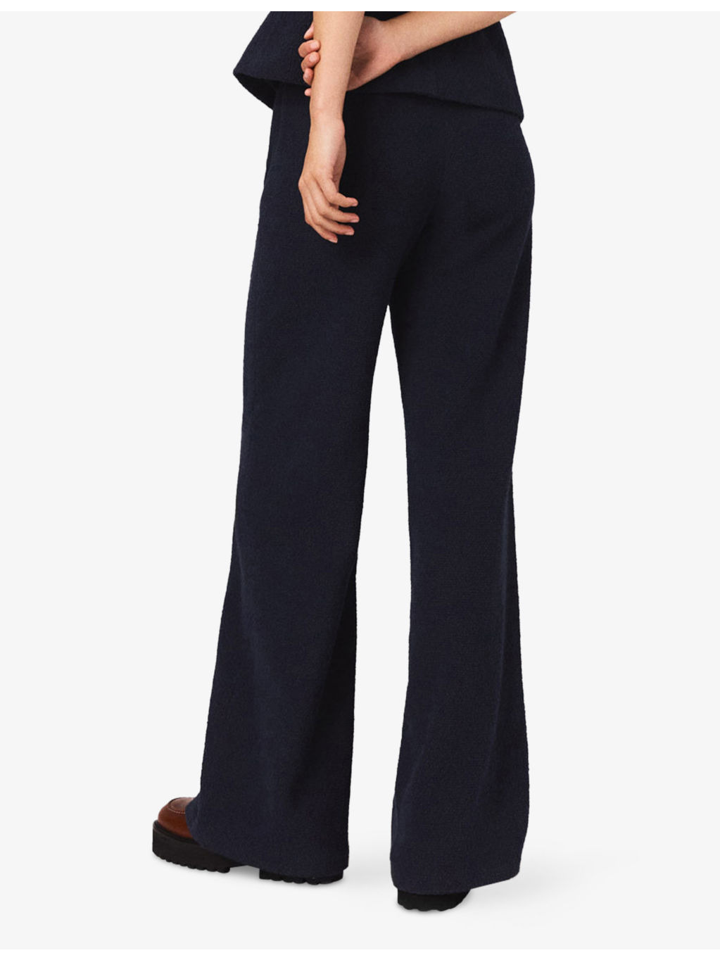 Straight-Leg Tweed Cotton-Blend Trousers - 4