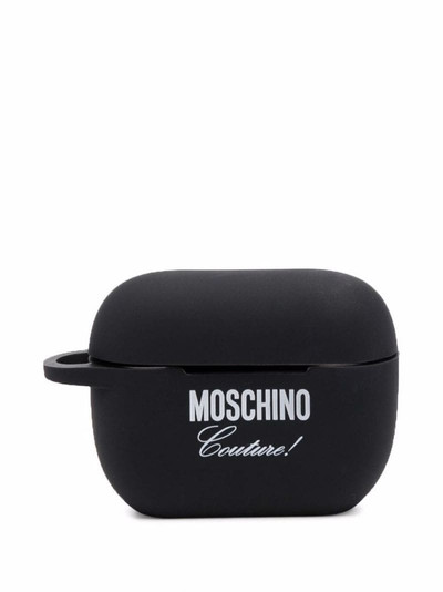 Moschino logo-print AirPods case outlook