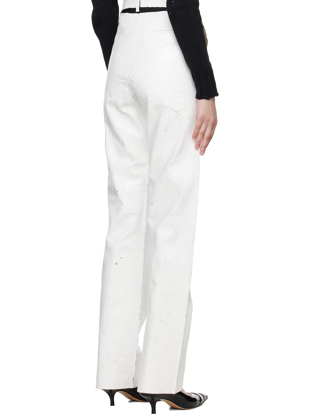 White Tailoring Trousers - 3