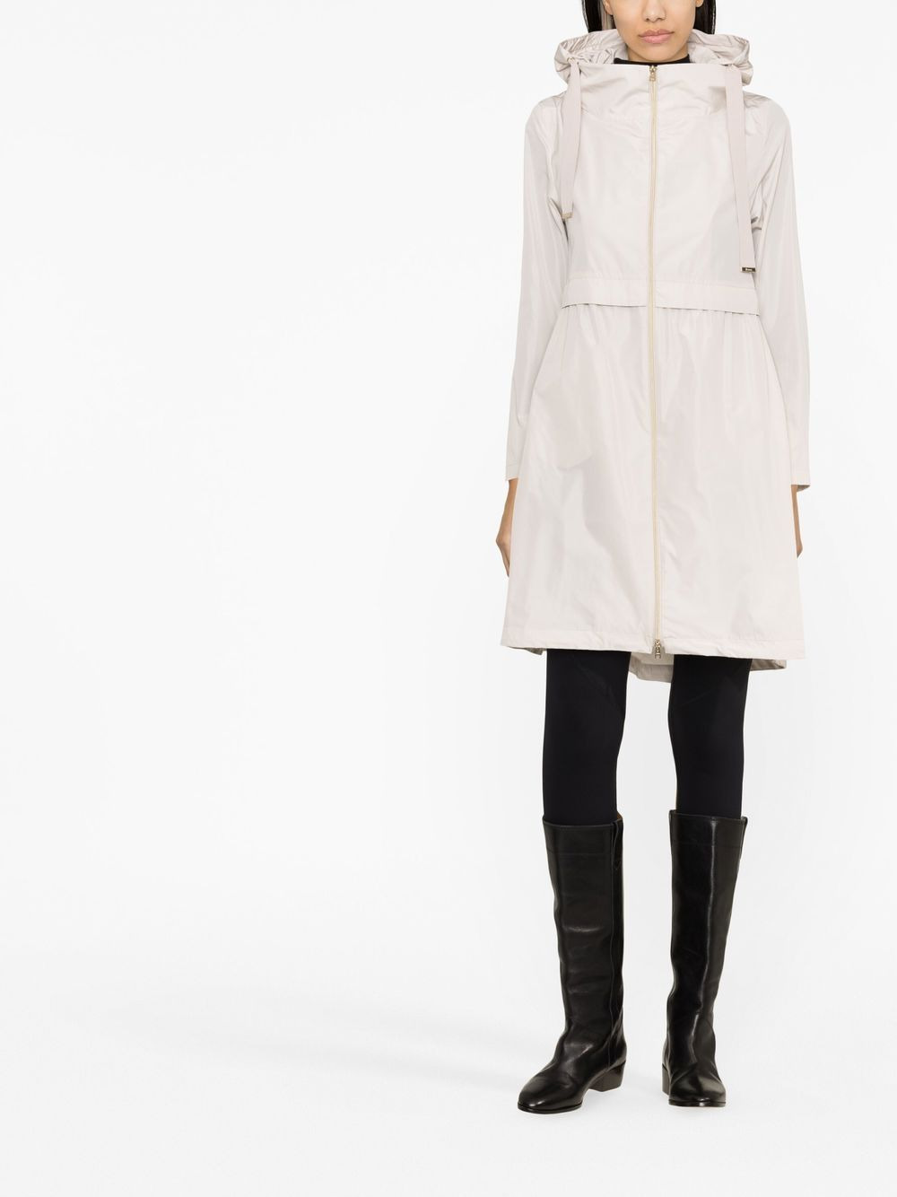 zip-fastening hooded jacket - 2