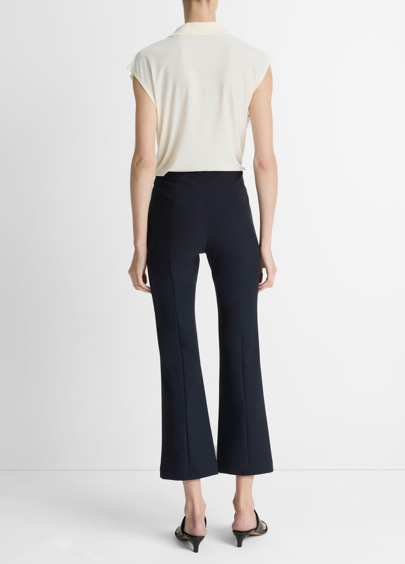 Vince Cropped Flare-Leg Pintuck 바지 outlook