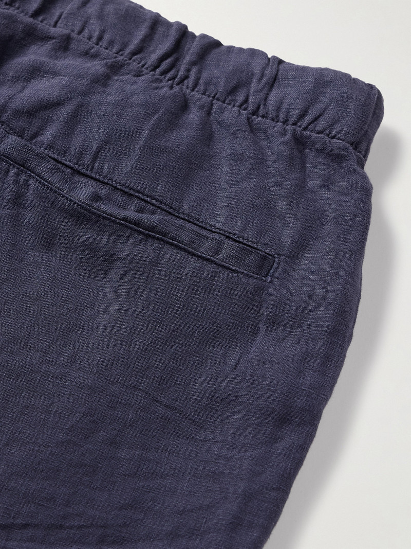 Joggy Straight-Leg Linen Drawstring Trousers 5
