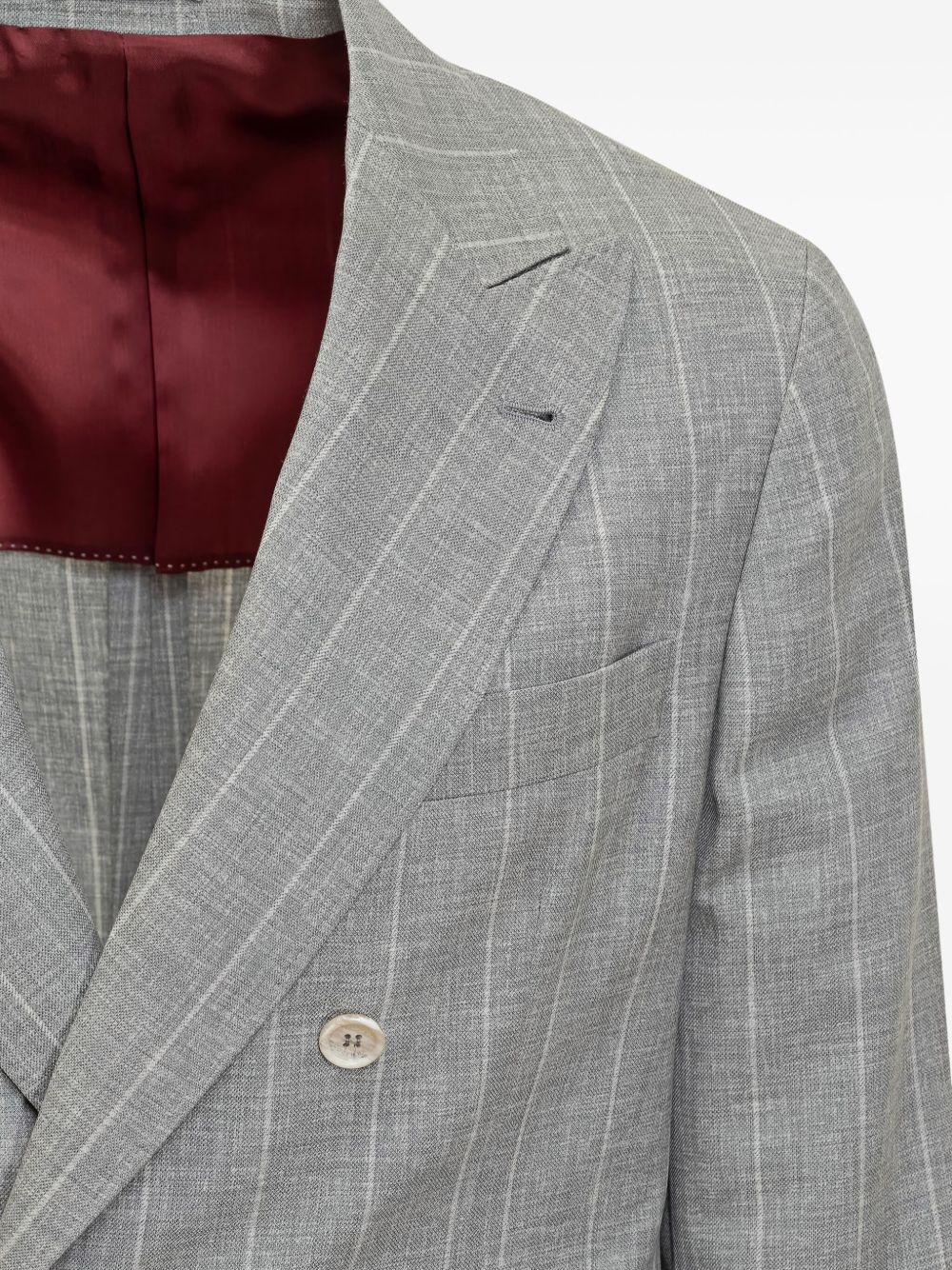 Brunello Cucinelli double breasted blazer | REVERSIBLE
