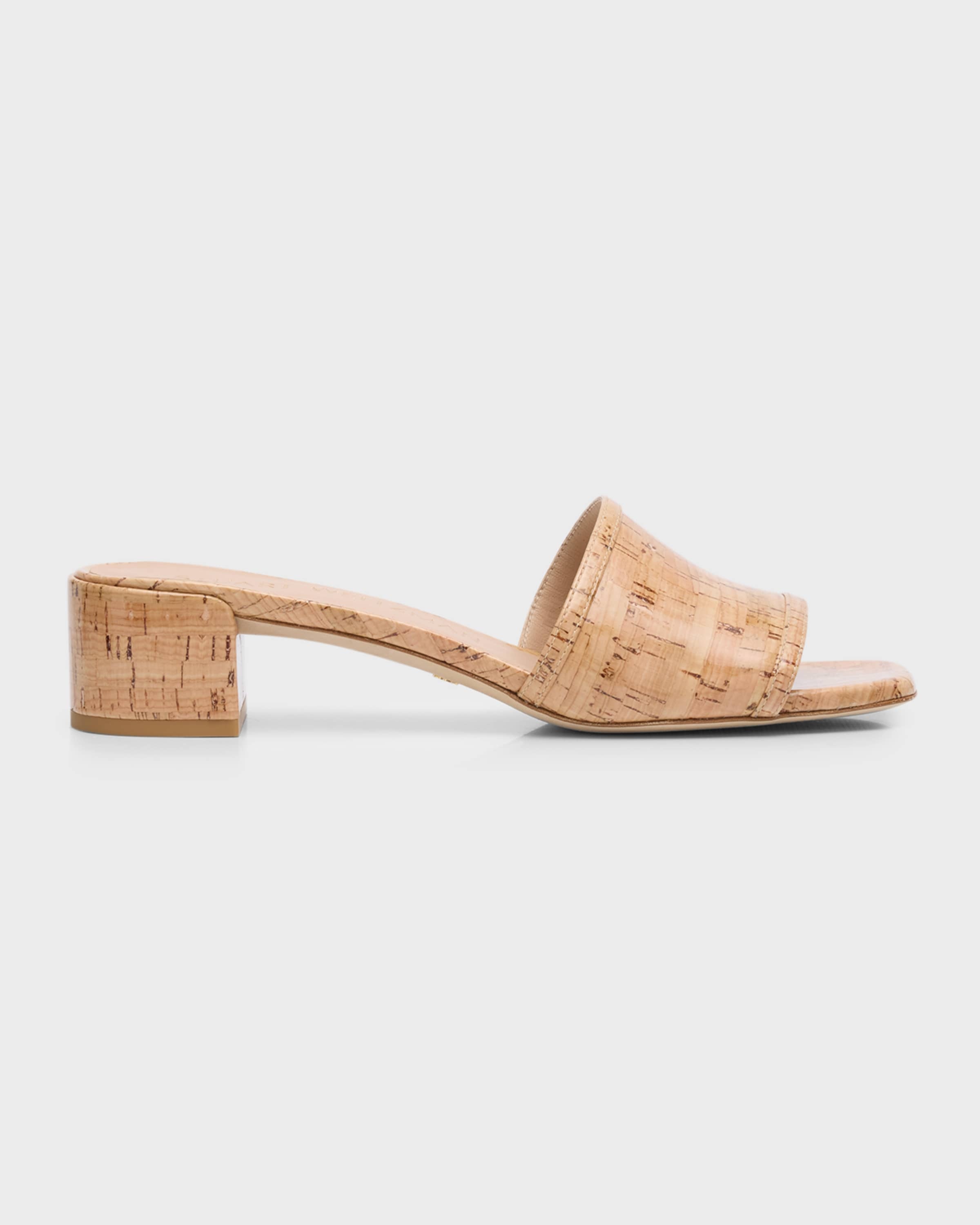 Cayman Cork Mule Sandals - 1