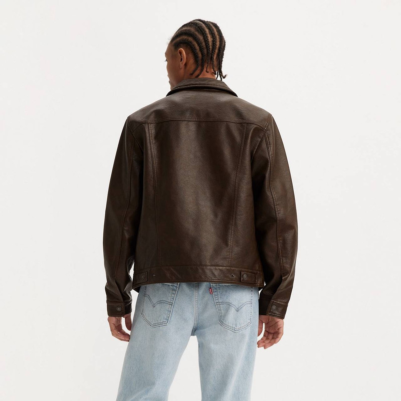 Levi's FAUX LEATHER TRUCKER JACKET outlook