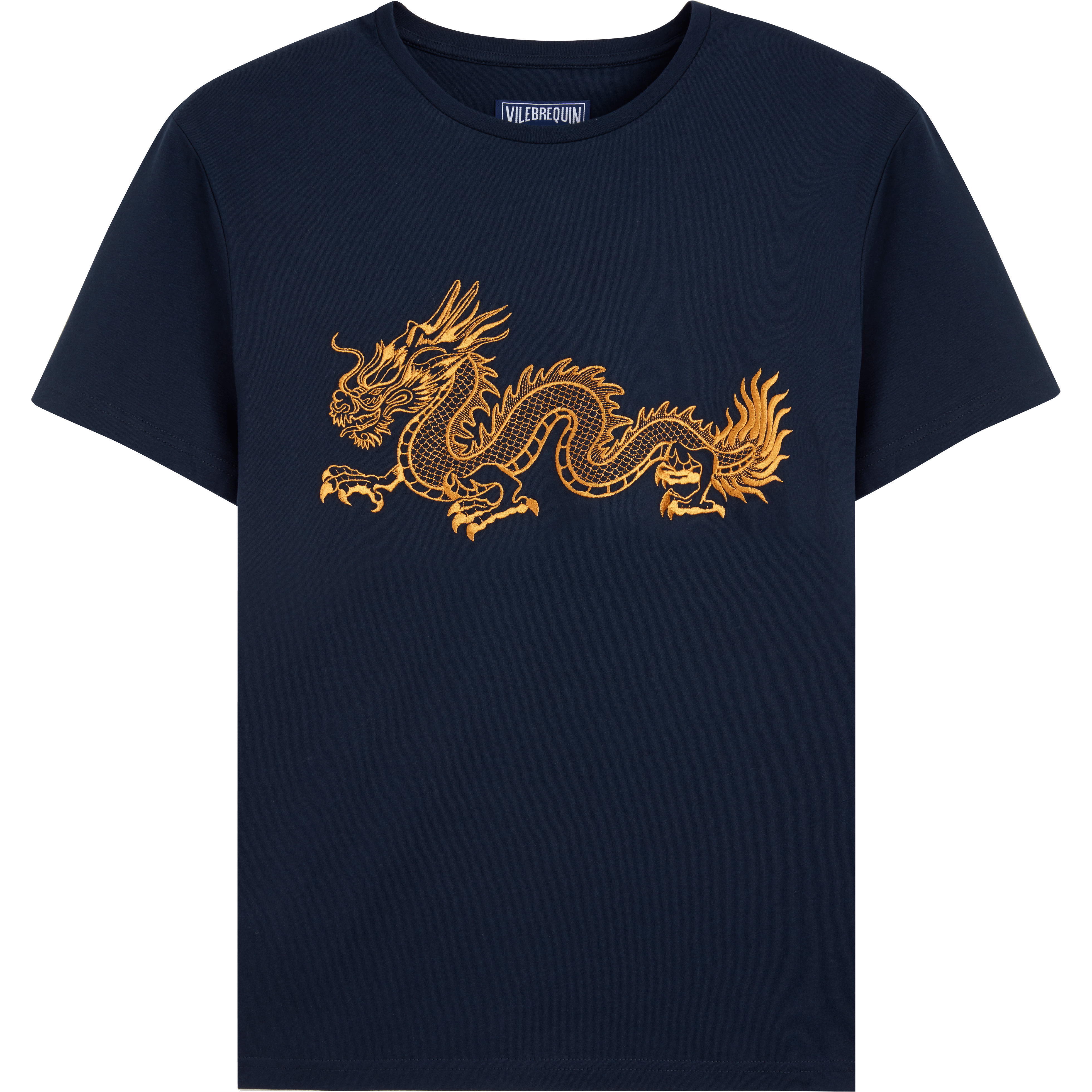Men Cotton T-Shirt Embroidered The year of the Dragon - 1