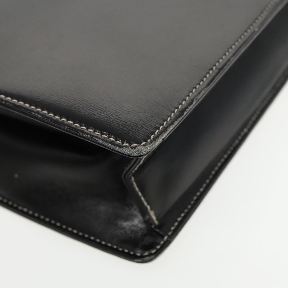 DIOR Hand Bag Leather Black Gold - 14