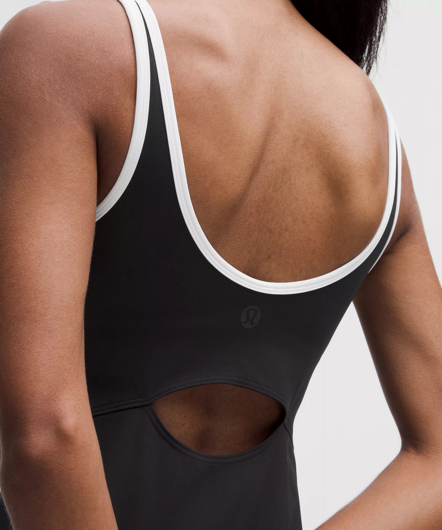 Scoop-Neck Cutout Tennis Dress - 2