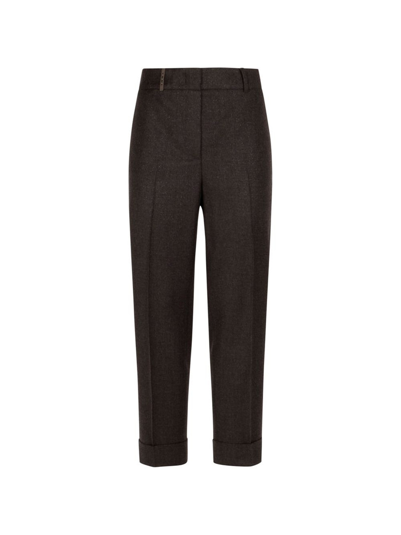 rhinestone cuff trousers 1
