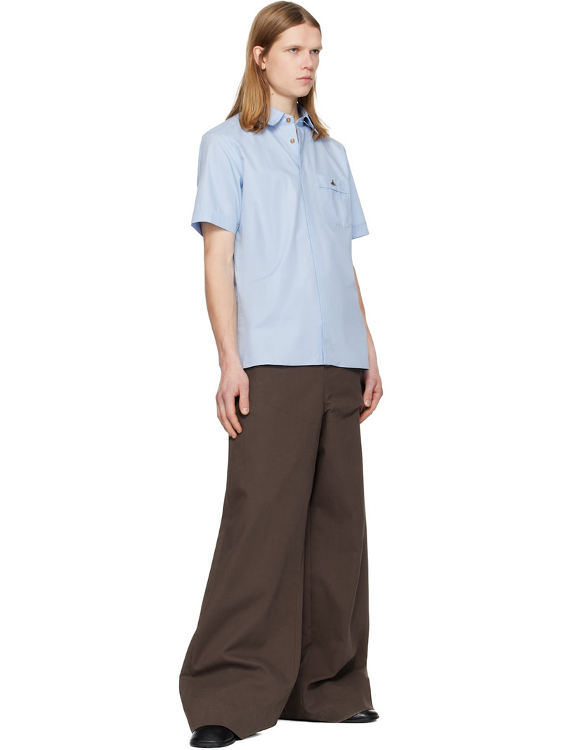 Vivienne Westwood Blue Classic Short Sleeve Shirt outlook