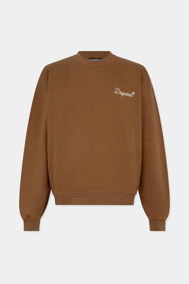 D2 SIGNATURE RELAX FIT CREWNECK - 1