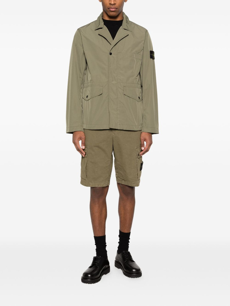 Stone Island badge cargo shorts outlook