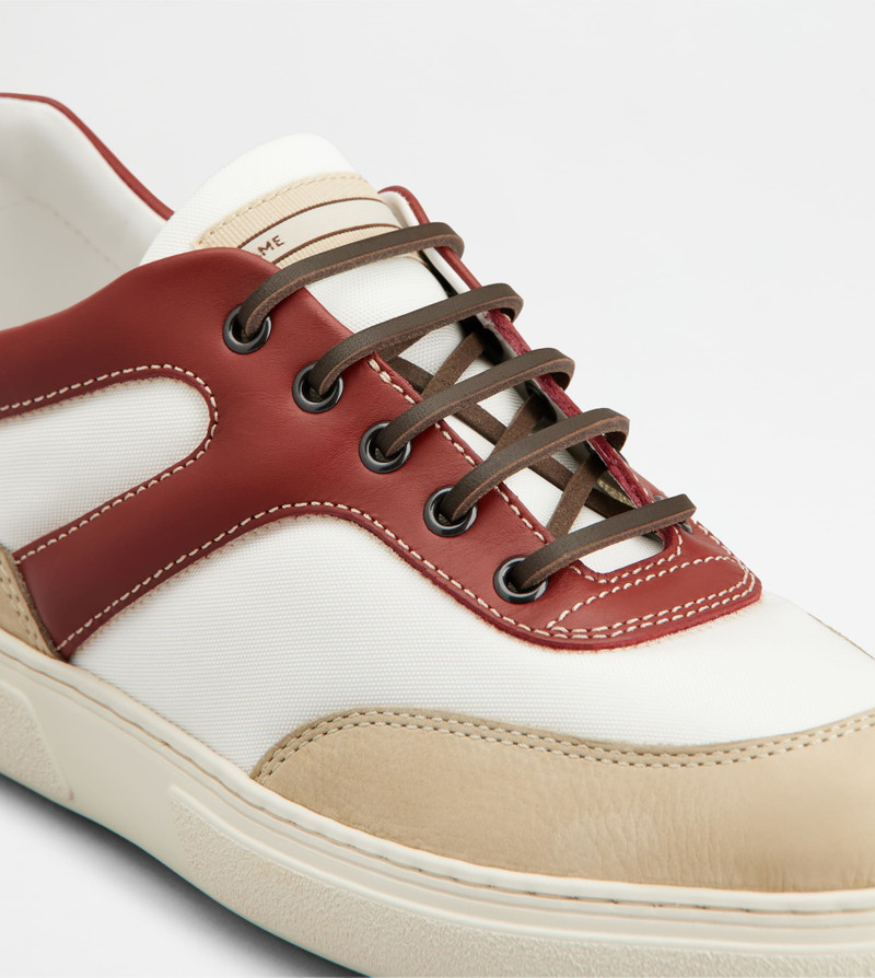 SNEAKERS IN NUBUCK AND FABRIC 5