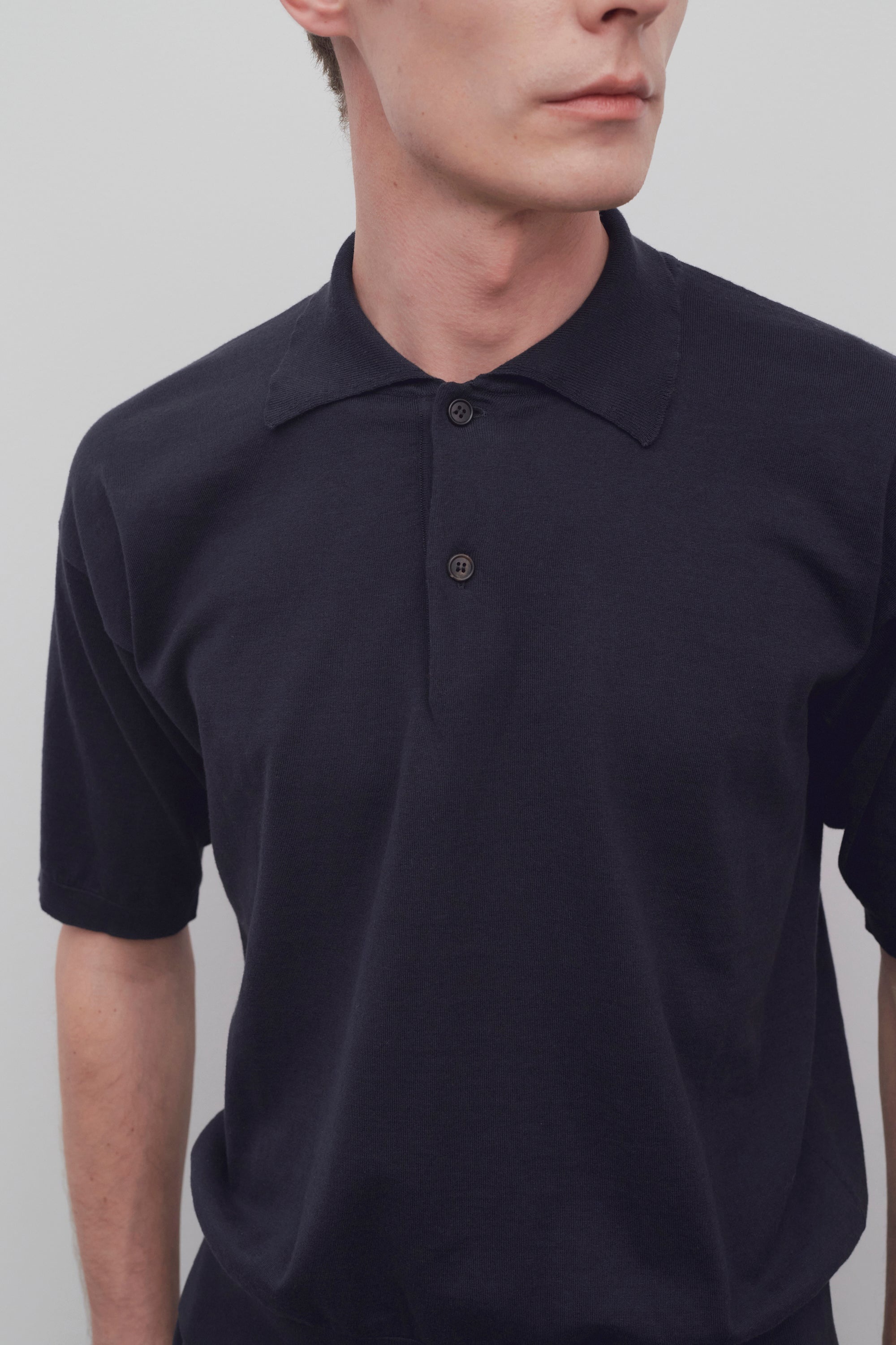 Tiago Top in Cotton and Cashmere - 6
