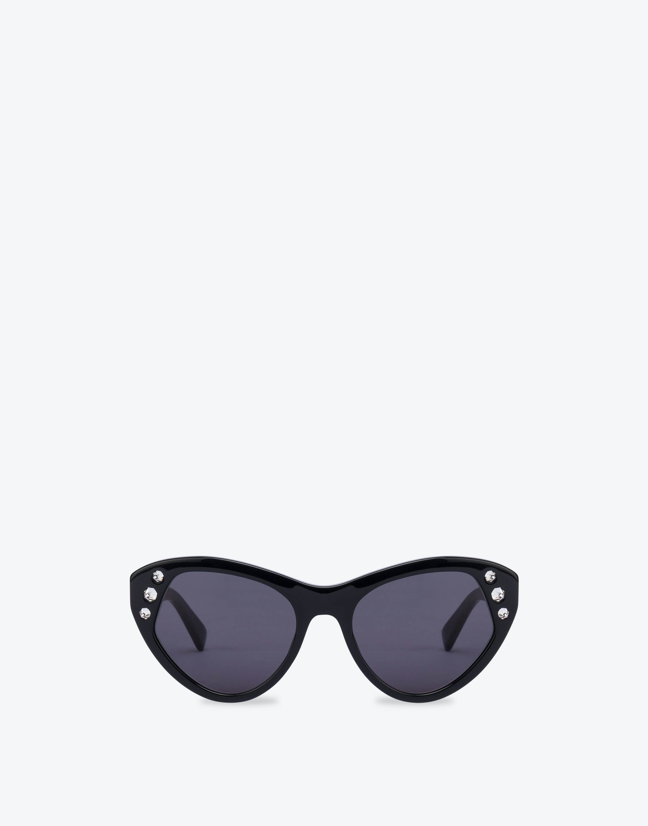 CAT EYE SUNGLASSES WITH RHINESTONES - 1