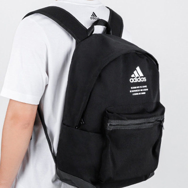 adidas Classic Twill Fabric Backpack 'Black' GD2610 - 5