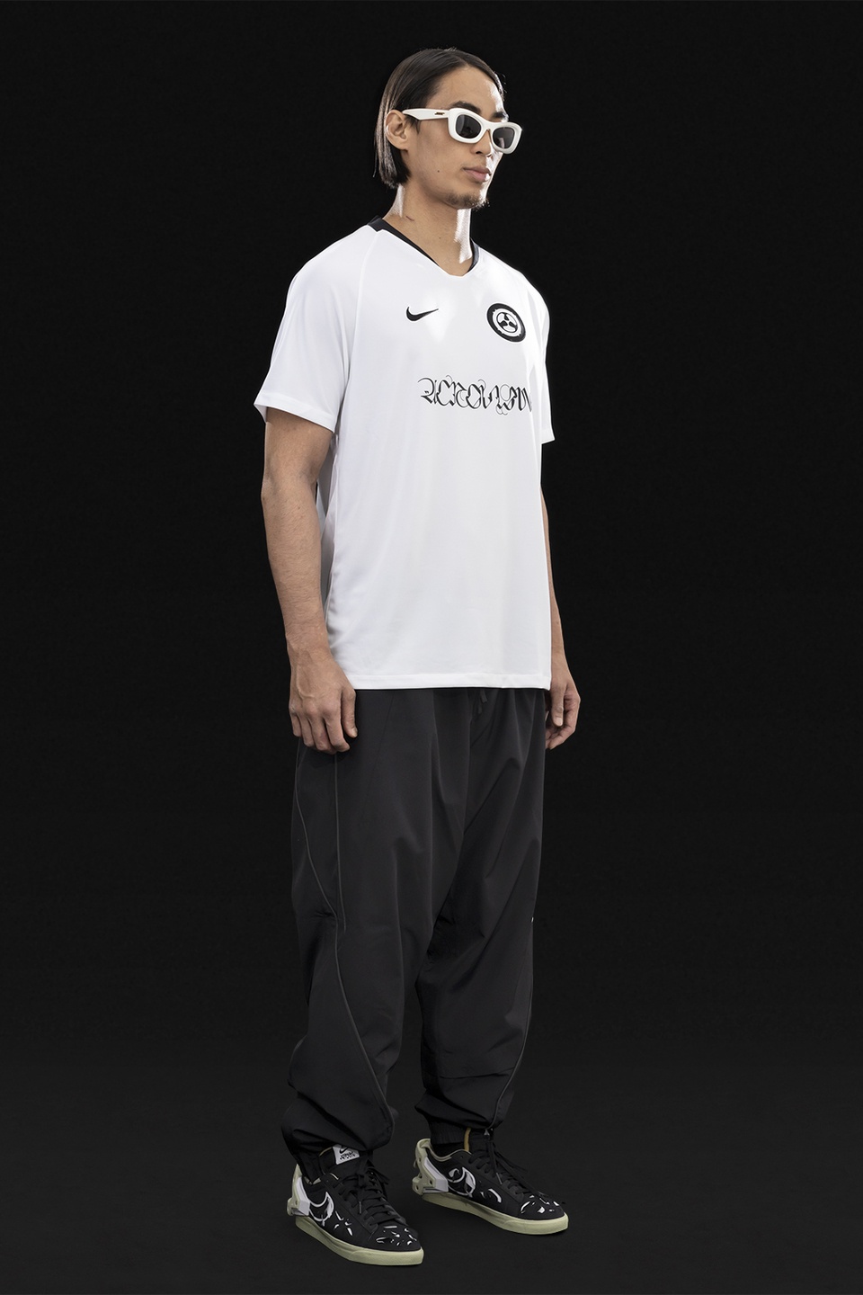 GGG-T1-100 Nike® Acronym® Stadium Jersey White/White - 2