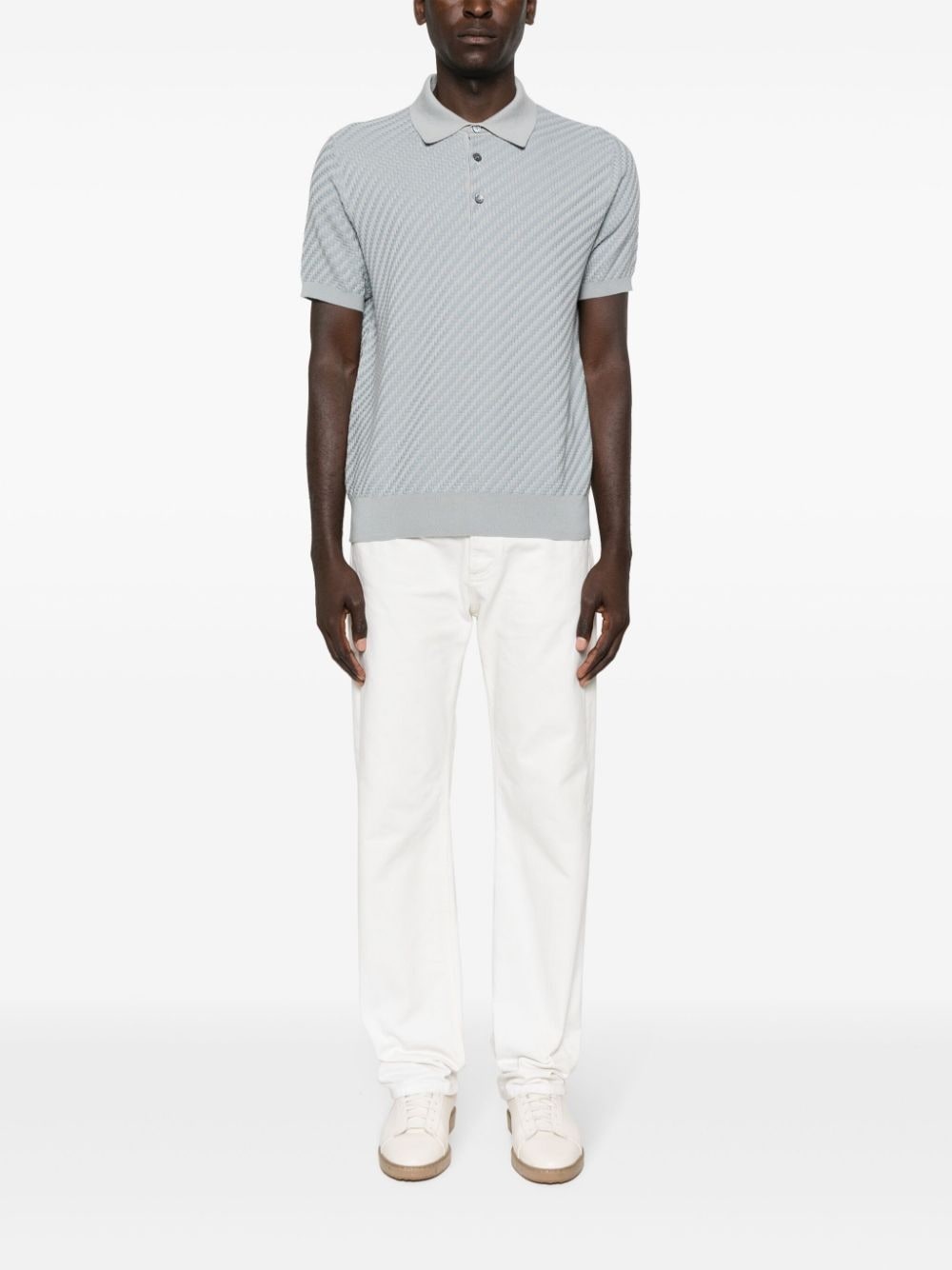 short-sleeves interlock polo shirt - 2