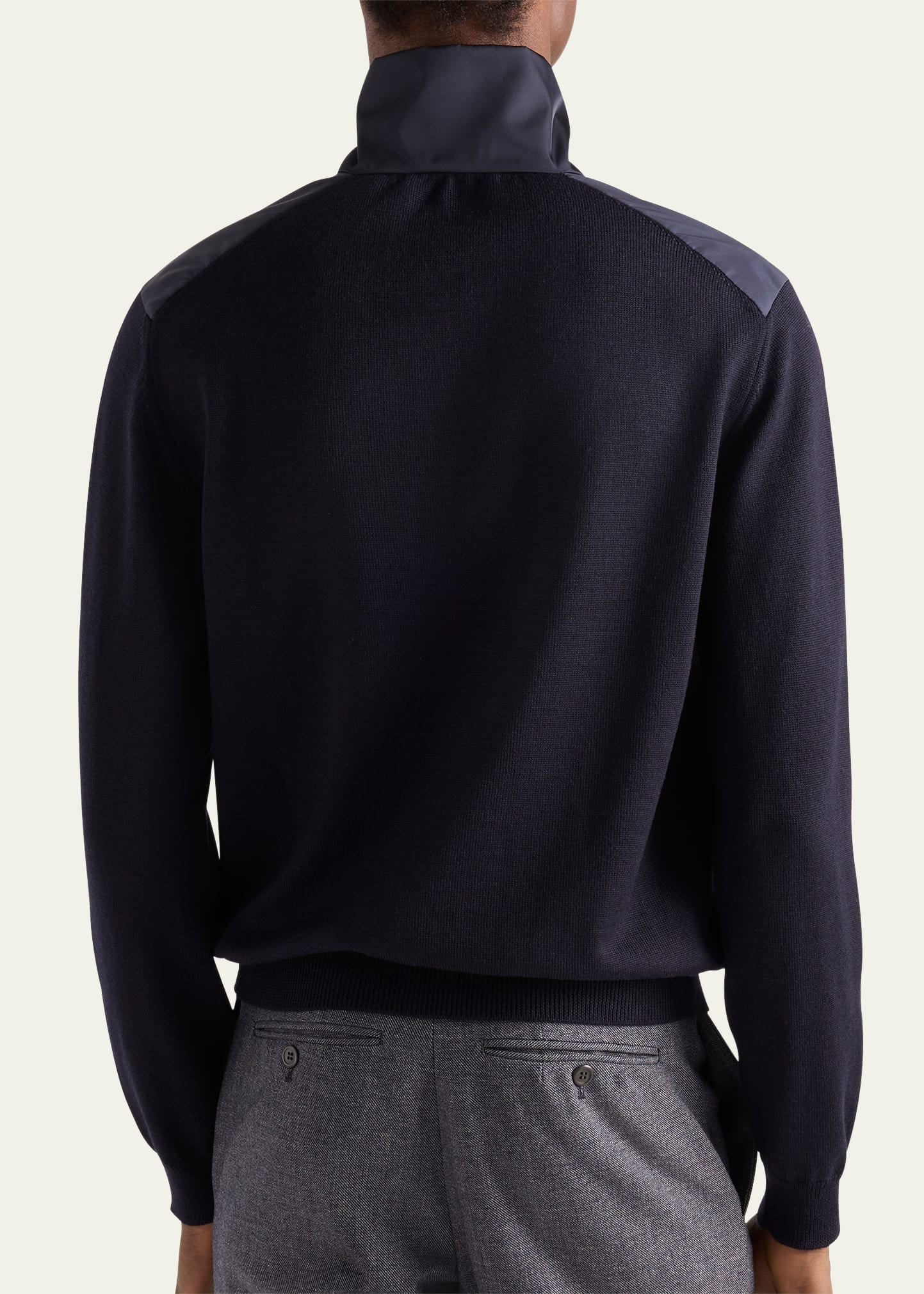 Men's Mix Media Full-Zip Jacket - 3