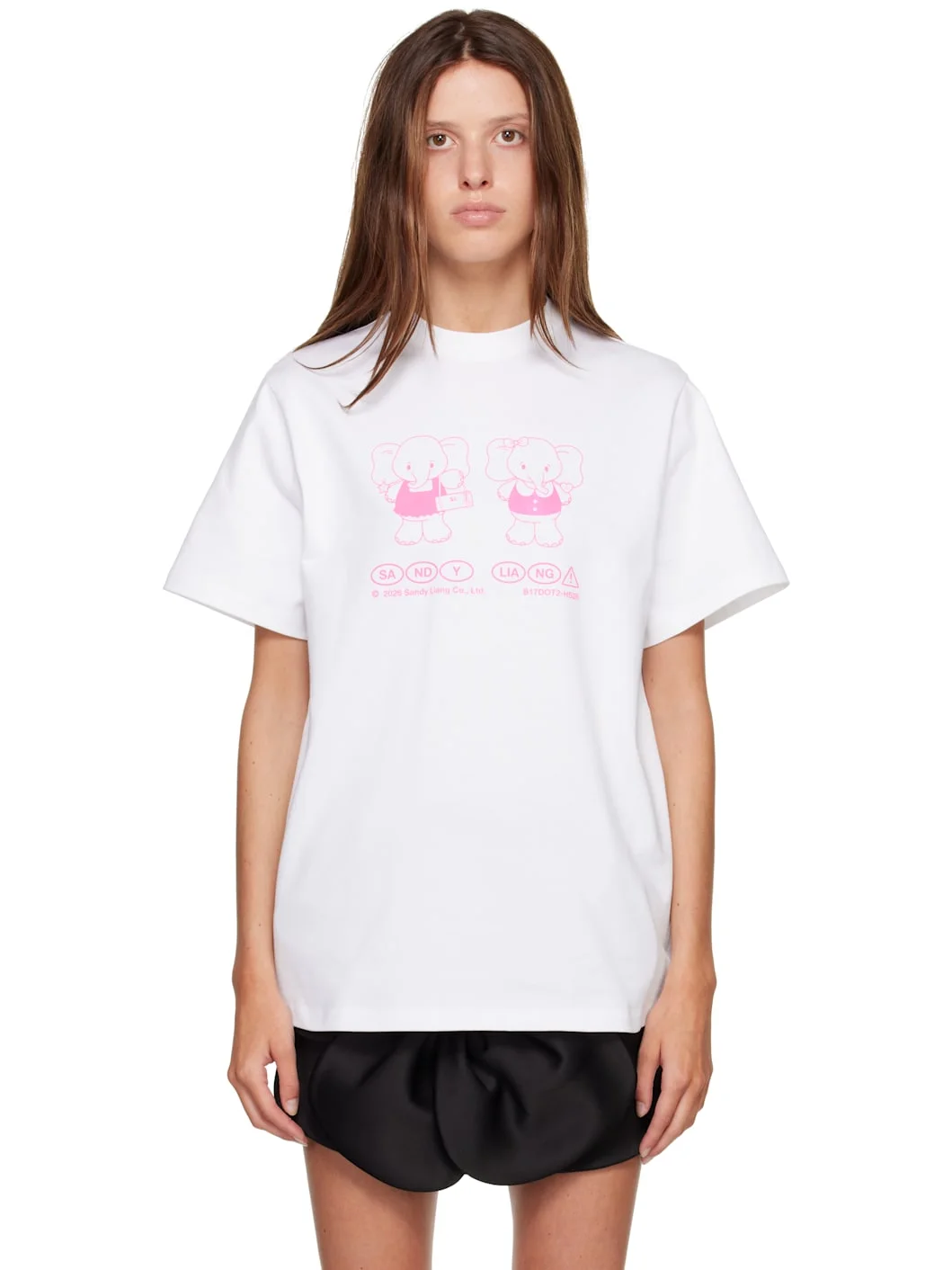 White Peanut Boxy T-shirt - 1